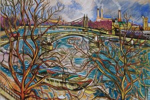 Theo Garman – The Thames from Chelsea Embankment (Trees Room)